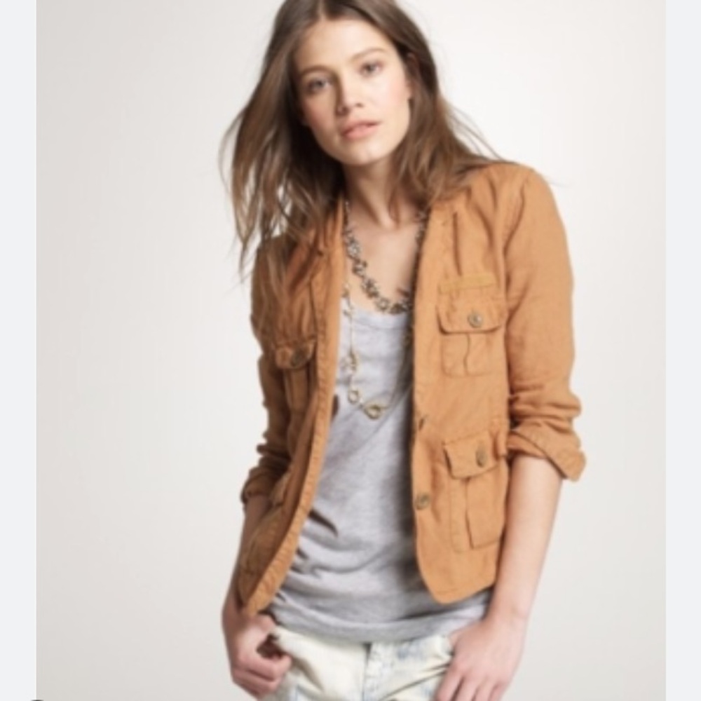 J. Crew Camel/Tan Utility Blazer